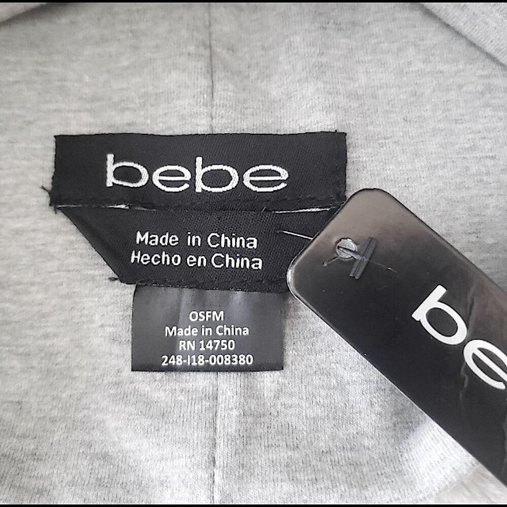 🆕🔥BEBE BRAND STYLISH&CHIC&TRENDY FITTED BEANIE BEAUTIFUL LOGO SPARKLING NWT!! - Picture 3 of 7